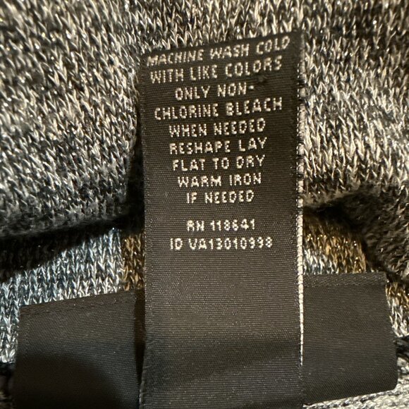 Lane Bryant Gray Sparkly Lightweight Long Sleeve Knit Tunic Women's Size 26-28 - Picture 7 of 8